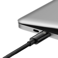 Kábel USB-C 480MB / S 240W Tungsten Gold 1M čierna
