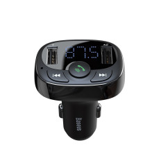 FM oddajnik Bluetooth TF SD Card Carlect 2x USB črna