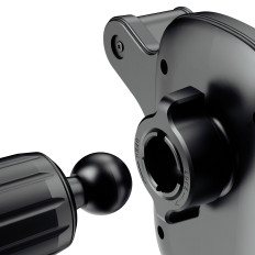Suporte de carro para um telefone preto-quadriculado