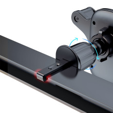 Suporte de carro para um telefone preto-quadriculado