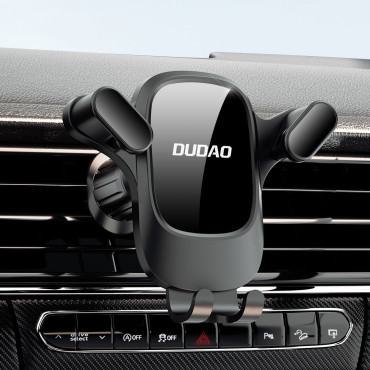 Suporte de carro para um telefone preto-quadriculado