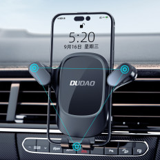 Suporte de carro para um telefone preto-quadriculado