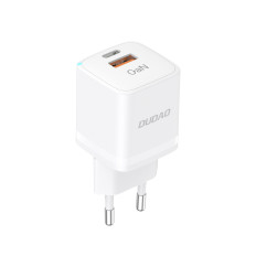 GAN 33W CARGADOR DE RED PPS USB-C USB-A BLANCO