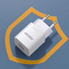 GAN 33W Hálózati töltő PPS USB-C USB-A fehér