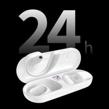 Brezžične slušalke Bluetooth Bela