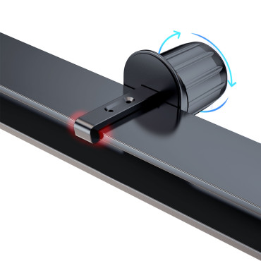 Magnetiskt handtag på en ventilationskontroll med en Magsafe 15W svart lastare