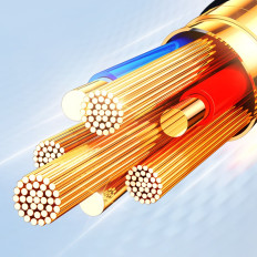 3in1 kábel USB többhasználatú sorozatú kábel Villámhoz USB-C Micro USB 30cm fekete