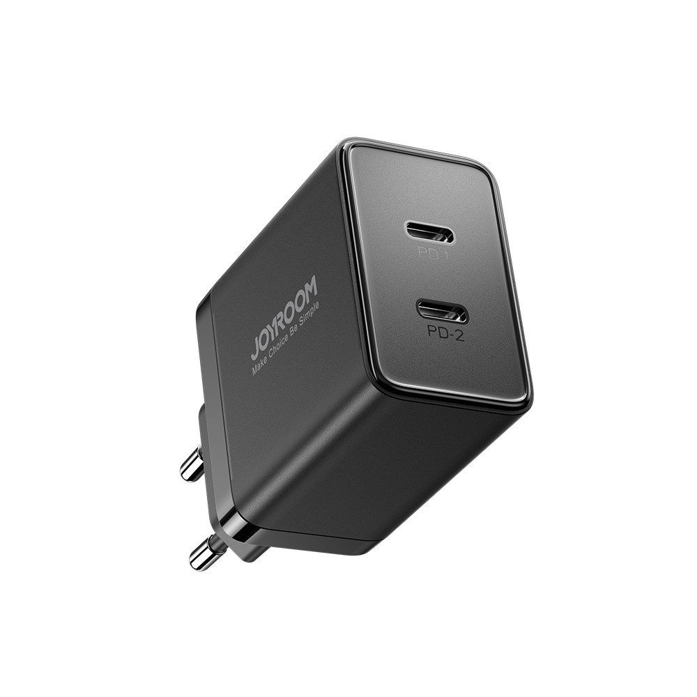 Γρήγορη ACC με 40W 2X USB-C QC PD BLACK