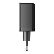 Γρήγορη ACC με 40W 2X USB-C QC PD BLACK