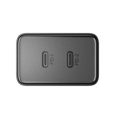 Ātri ACC ar 40W 2x USB-C QC PD melns