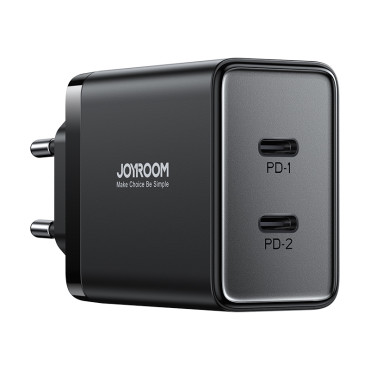 Ātri ACC ar 40W 2x USB-C QC PD melns