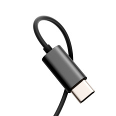 Peakomplekt USB-C kõrvaklappide kaabel 1.2m must