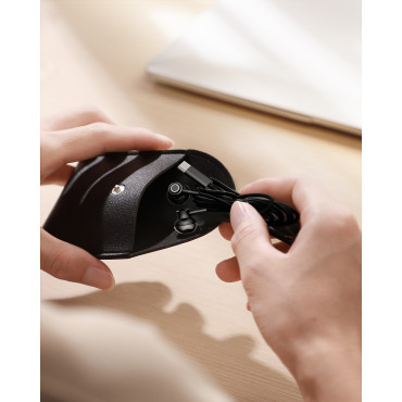 Headset USB-C hörlurar hörlurar kabel 1.2m svart