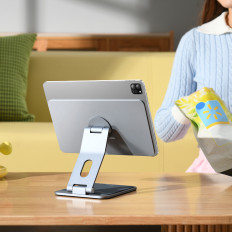 Skladací hostabný hostabný stojan tablet stánok 12.9 '' šedá