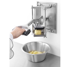 Affettatrice manuale per patatine fritte con 4 lame - Hendi 630402