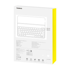 Case ar tastatūru iPad 10.2 '' 2019-2021 + USB-C kabelis Brilliance sērija melna