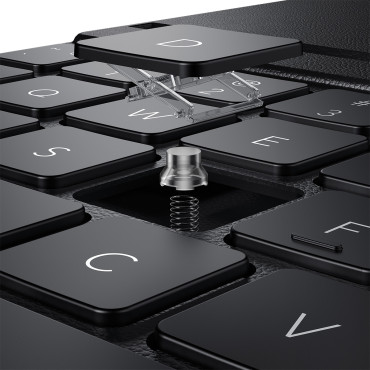 Case ar tastatūru iPad 10.2 '' 2019-2021 + USB-C kabelis Brilliance sērija melna