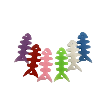 Roller organizer headphone shaped white fish shaped