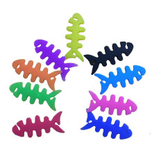 Roller arrangör hörlursformade vita fiskformade