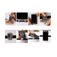 Porta bicicletta del silicone rotante al telefono con una clip staccabile