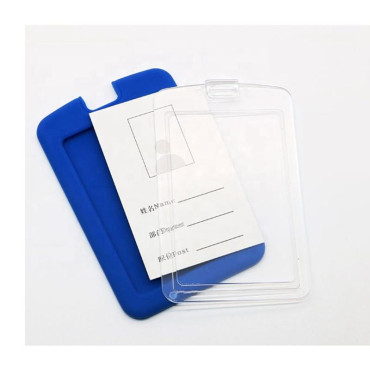Caso para o id com uma fita de coleira de azul claro