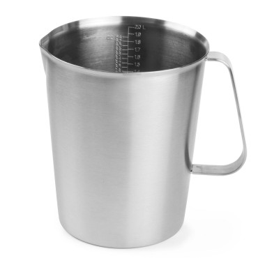 Uma colher para a cozinha com uma escala de aço inoxidável 2 L - Hendi 516300