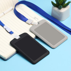 Case for the ID with a leash tape of light blue