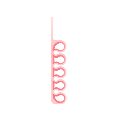Silikona biroja organizators kabeļiem Pink Pens
