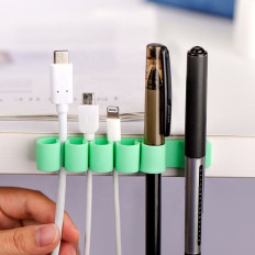Silicone Office Organizer kaapeleille pennityynejä