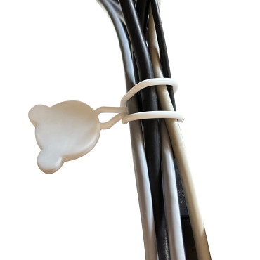 Siliconen Roller Organizer Kabel Kabel Bruin