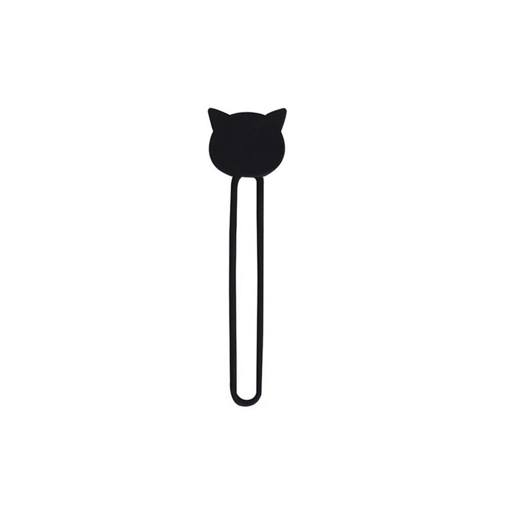 Cabo de cabo de organizador de rolos de silicone preto