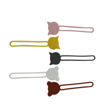 Silikon-Roller-Organizer-Kabel-Rosa-Schnur