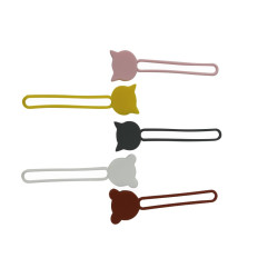 Silicone Roller Organizer Cable Pink Cord
