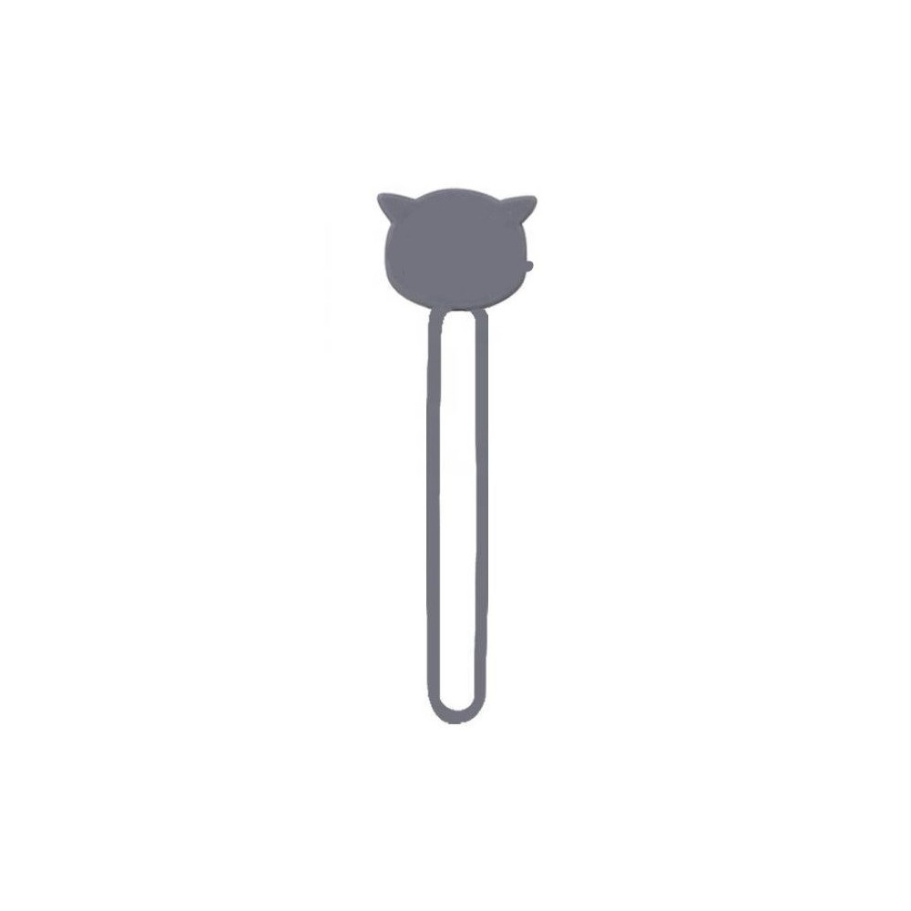 Cabo de cabo de organizador de rolos de silicone cinza