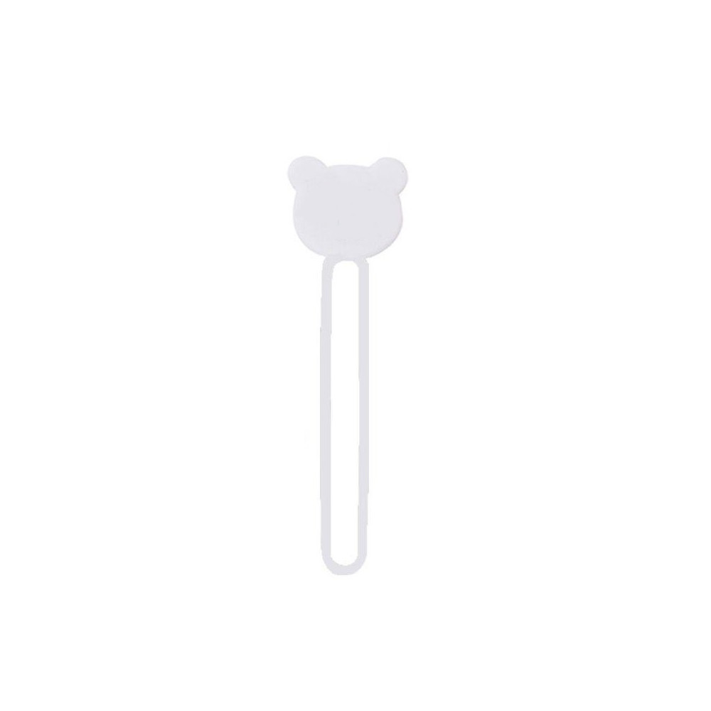 Cabo de cabo de organizador de rolos de silicone branco