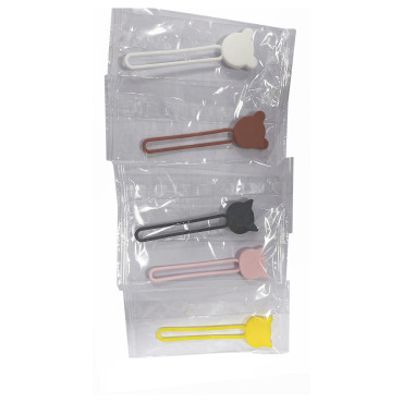 Silicone Roller Organizer Kabelkabel Vit