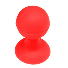 Poignée de silicone pour un téléphone avec une ventouse avec une tête rouge ronde