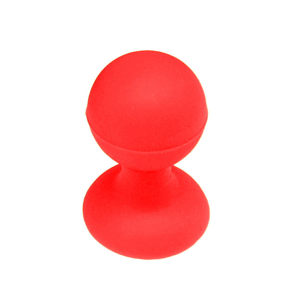Poignée de silicone pour un téléphone avec une ventouse avec une tête rouge ronde