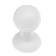 Poignée de silicone pour un téléphone avec une ventouse avec une tête ronde blanche