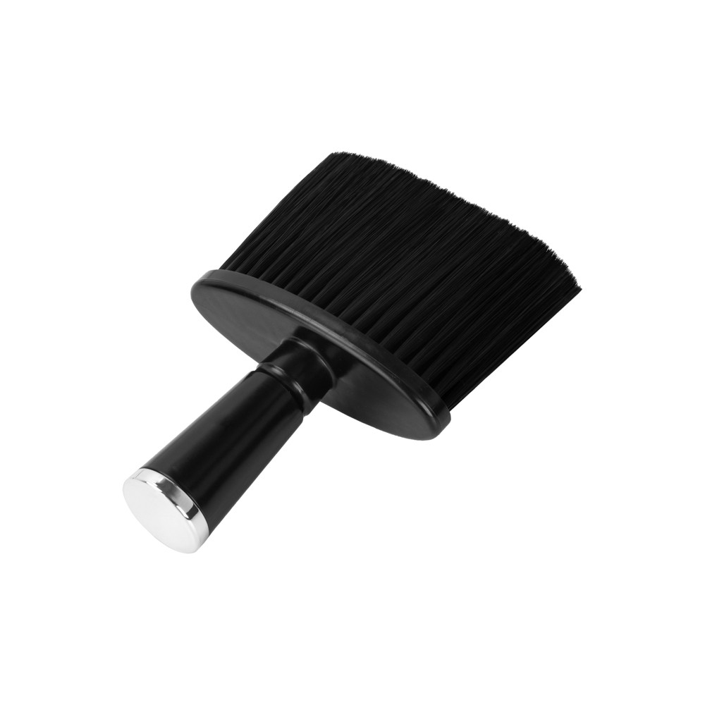Brosse coiffure en poils de porc noire pour nuque