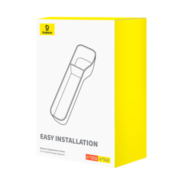 Organizators krūze un piekariņi automašīnai Organfun sērijas melnā krāsā