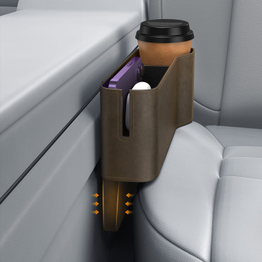 Organizátor hrnčeky a trbetky pre auto organizované série Brown