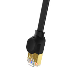 Hitri tanki omrežni kabel RJ45 mačka. 7 10 Gbps 2m črna