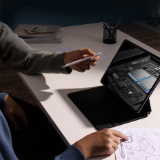 Stylus stylus to iPad with active replacement tip smooth writing 2 white