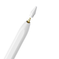 Stylus pisalo za iPad z aktivnim nadomestnim namigom gladko pisanje 2 + USB-kabel bel