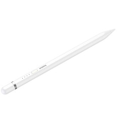 Stylus Stylus a iPad con punta de reemplazo activa Escritura lisa 2 + USB-A Cable Blanco