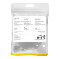 Gyors hálózati kábel LAN RJ45 CAT.7 10Gbps fonott 10m fekete