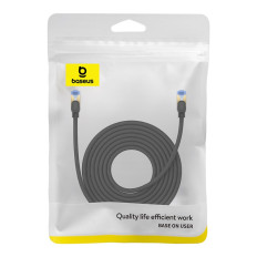 Greitas tinklo kabelis LAN RJ45 CAT.7 10GBPS STILLING 8M BLACK
