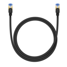 Rýchly sieťový kábel LAN RJ45 CAT.7 10GBOPTY CHARGE BRADED 1M ČIERNY