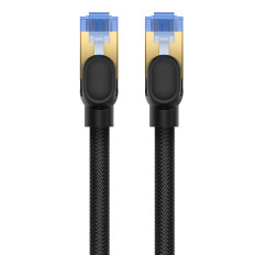 Câble réseau rapide LAN RJ45 CAT.7 10GBPS tressé 1M noir
